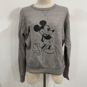 Uniqlo light gray Mickey Mouse sweater